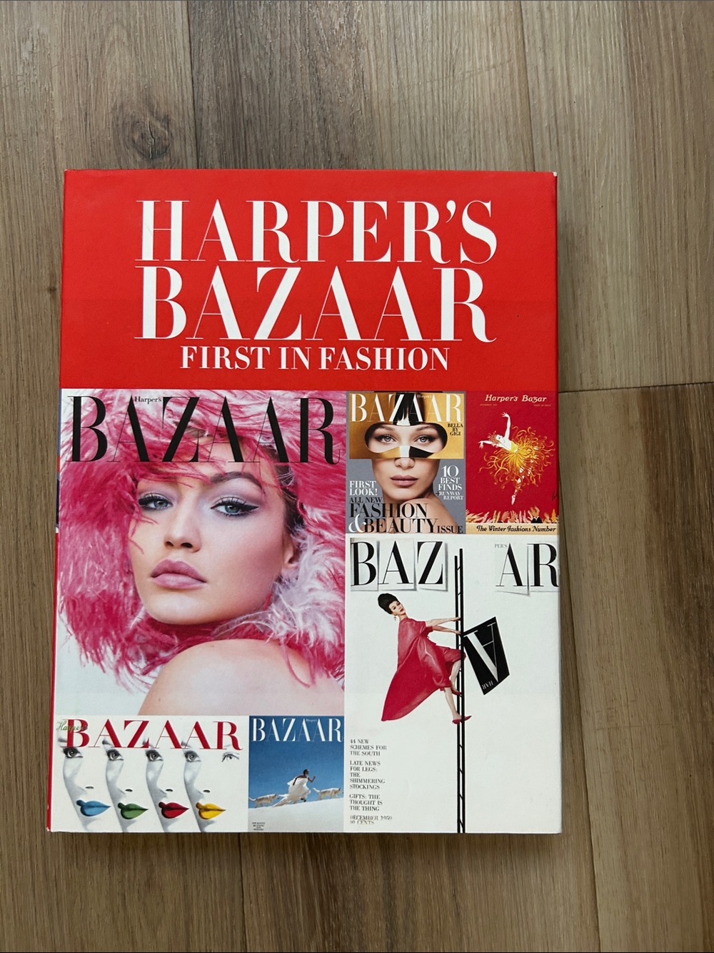 First in Fashion Red Coffee Table Book